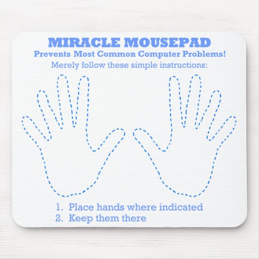 Funny Newbie First PC oder Laptop Computer Mousepa Mousepad (Vorne)