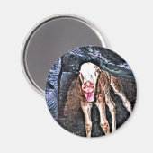 Funny Newborn Foal Magnet (Vorderseite/Rückseite)