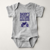 Funny Newborn Motorrad-Geschenk Baby Strampler (Vorderseite)