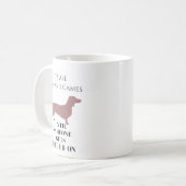 Funny Newfoundl It's All Fun and Games until sameo Kaffeetasse (Vorderseite Links)