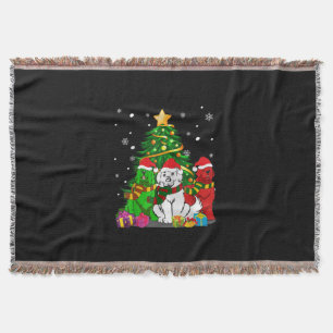 Funny Newfundland Dog Christmas Best Gift Decke