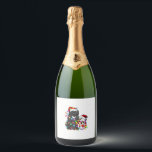 Funny Newfundland Dog Christmas T-Shirt Snowman Li Schaumweinetikett<br><div class="desc">Funny Newfundland Dog Weihnachts T-Shirt Snowman Lights Pajama</div>