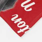 Funny Newfundland Dog Name Muster Weihnachten Fleecedecke (Ecke)