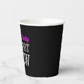 Funny Newly Single Support Crew Scheidung Party Pappbecher (Links)