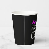 Funny Newly Single Support Crew Scheidung Party Pappbecher (Rechts)