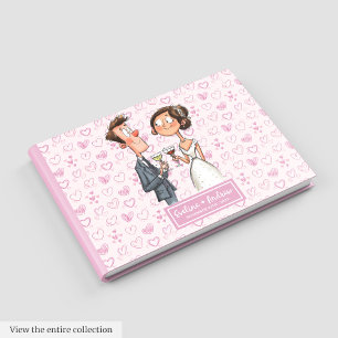 Funny Newlyweds Spaß Wedding Gästebuch
