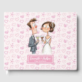 Funny Newlyweds Spaß Wedding Gästebuch (Vorderseite)
