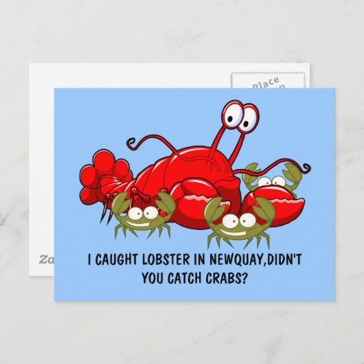 Funny Newquay Postkarte (Vorne/Hinten)