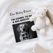 Funny Newspaper Pet Pregnancy Ankündigung