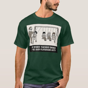 Funny Newton Cradle Science Teacher Physik T-Shirt