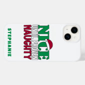 Funny Nice Bis Proven Naughy WeihnachtsJoke Case-Mate iPhone Hülle (Rückseite (Horizontal))