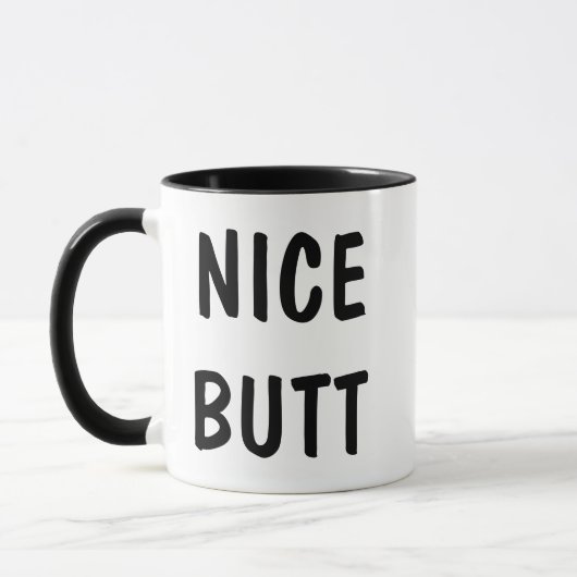 Funny Nice Hintern Tasse (Links)