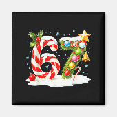 Funny Nice Naughty 6 7 Christmas 67 Meme Xmas Boys Magnet (Vorne)