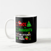 Funny Nice Naughty An Attempt Was Made List Xmas S Kaffeetasse (Links)