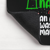 Funny Nice Naughty An Attempt Was Made List Xmas S Mousepad (Ecke)