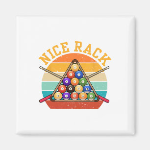 Funny Nice Rack Billiards Player Pool Dreieck - C Magnet