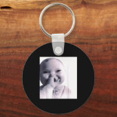 Funny Niche Baby Gen Z Meme Ai Viral Giggling Ai L Schlüsselanhänger (Vorderseite)