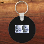 Funny Niche Baby Gen Z Meme Ai Viral Giggling Ai L Schlüsselanhänger (Vorderseite)