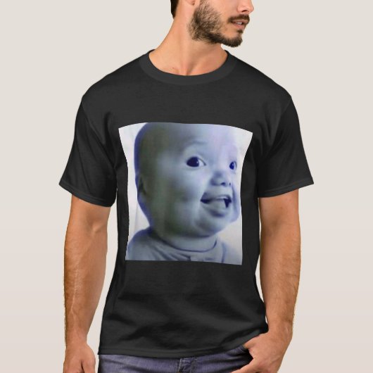 Funny Niche Baby Gen Z Meme Ai Viral Giggling Ai L T-Shirt (Vorderseite)