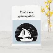 Funny nicht alt Geburtstag Ihm Karte bekommen (Gelbe Blume)