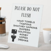 Funny nicht flush Business Bad Sockelschild (In Situ)