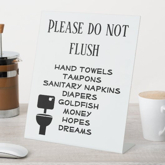 Funny nicht flush Business Bad Sockelschild (In Situ)