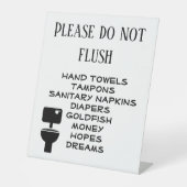 Funny nicht flush Business Bad Sockelschild (Vorderseite)