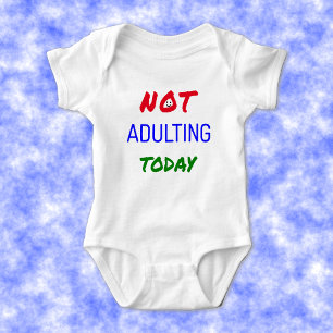 Funny nicht gefälscht heute Text Baby Strampler