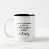 Funny nicht jedermanns Tasse Tee humorvolles Zitat (Links)