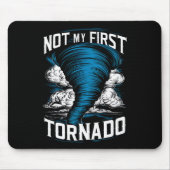 Funny nicht mein erster Tornado Retro Storm Chaser Mousepad (Vorne)