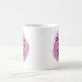 Funny nicht mit meinem Gesicht durcheinander bring Kaffeetasse (Mittel)