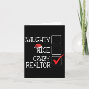 Funny nicht naughty Nicht Nice Ich bin Realtor Mer Karte
