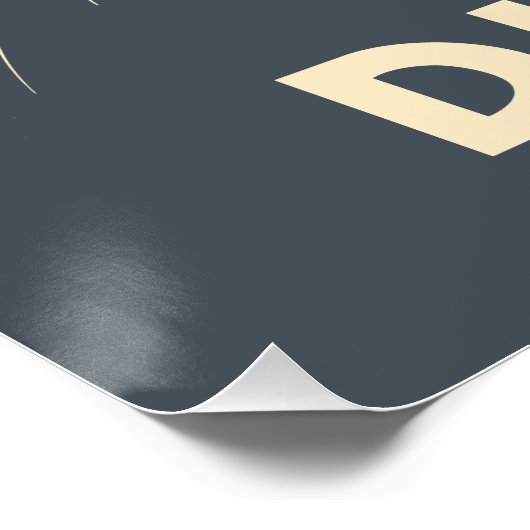 Funny nicht stören poster (Ecke)