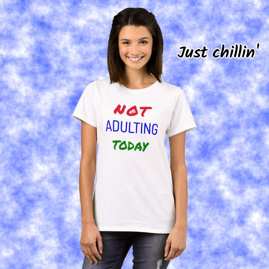 Funny nicht verfälschen heute Text T-Shirt