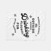 Funny Nick Miller Quote Shirt_ Alcohol Saying New Fleecedecke (Vorderseite (Horizontal))