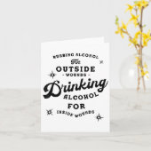 Funny Nick Miller Quote Shirt_ Alcohol Saying New  Karte (Gelbe Blume)