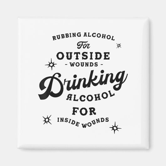 Funny Nick Miller Quote Shirt_ Alcohol Saying New Magnet (Vorne)