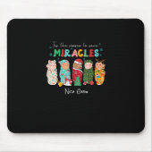 Funny Nicu Nurse Nurse Aufwertung Weihnachten Mousepad (Vorne)