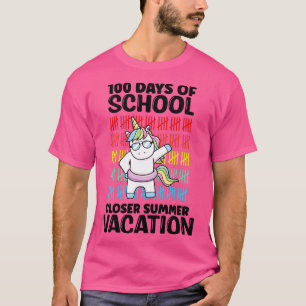 Funny Niedlich 00 Tage der Schule Naher Sommerurla T-Shirt
