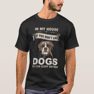 Funny Niedlich Adorable Boxer Hunde-Design mit Co T-Shirt
