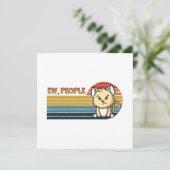 Funny Niedlich Angry Cat People (Stehend Vorderseite)