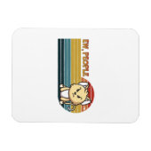 Funny Niedlich Angry Cat People Magnet (Horizontal)