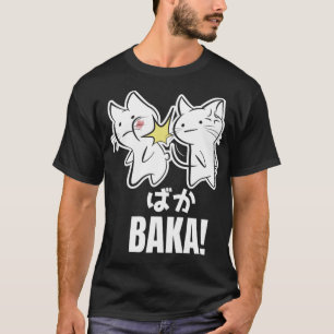 Funny Niedlich Anime Baka Cat Kitten Slap - Baka J T-Shirt