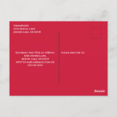 Funny Niedlich Anniversary Partys Whimsical Elche Postkarte (Rückseite)