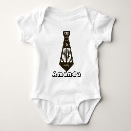 Funny Niedlich Anzug Krawatten Baby Strampler (Vorderseite)