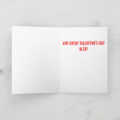 Funny Niedlich Avocado Valentinstag Karte (Innenseite)