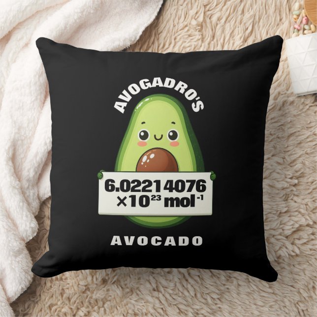 Funny Niedlich Avogadros Avocado Kissen (Decke)