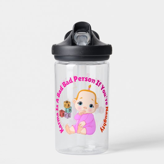 Funny, Niedlich Baby Cubes Karma ist ein schlechte Trinkflasche (Vorne)