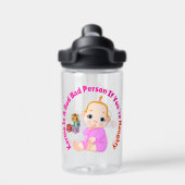 Funny, Niedlich Baby Cubes Karma ist ein schlechte Trinkflasche (Rückseite)