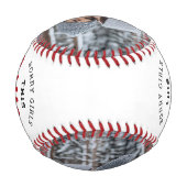 Funny Niedlich Baller Boyfriend 2 Foto Baseball (Rückseite)